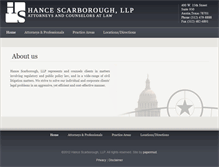Tablet Screenshot of hancescarborough.com